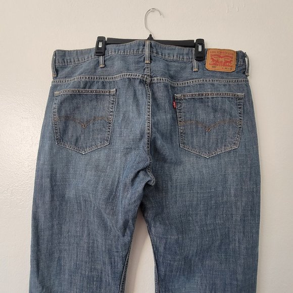 LEVI'S 569 denim blue jeans Size 42 - Picture 1 of 15